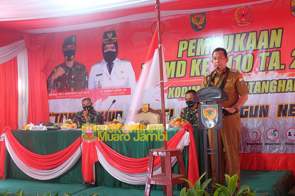 Bambang Bayu Suseno Buka TMMD ke-110 Tahun 2021