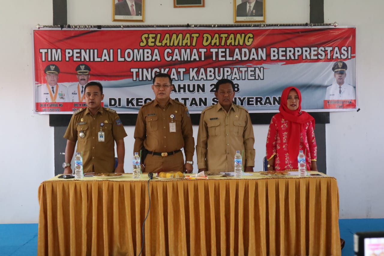 Tim Penilaian Lomba Camat Teladan Berprestasi Kunjungi Kecamatan Senyerang dan Pengabuan
