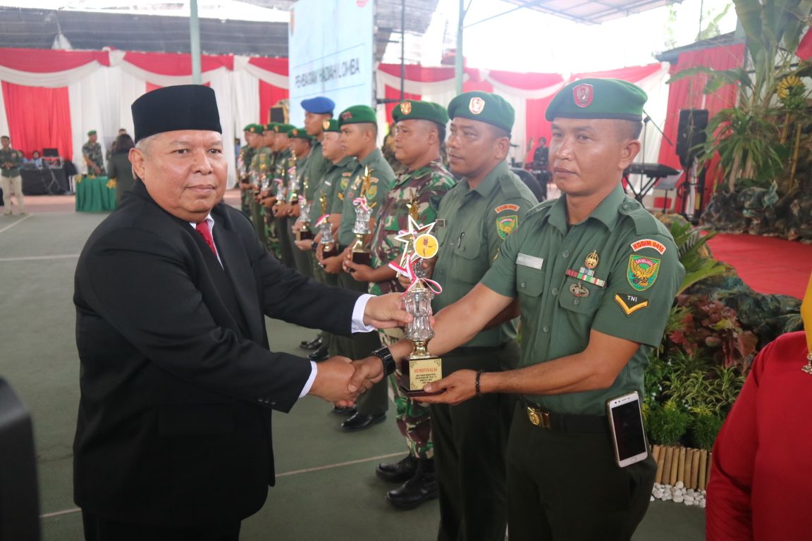Safrial Hadiri HUT TNI Ke-73 Di Makorem 042/Gapu Jambi