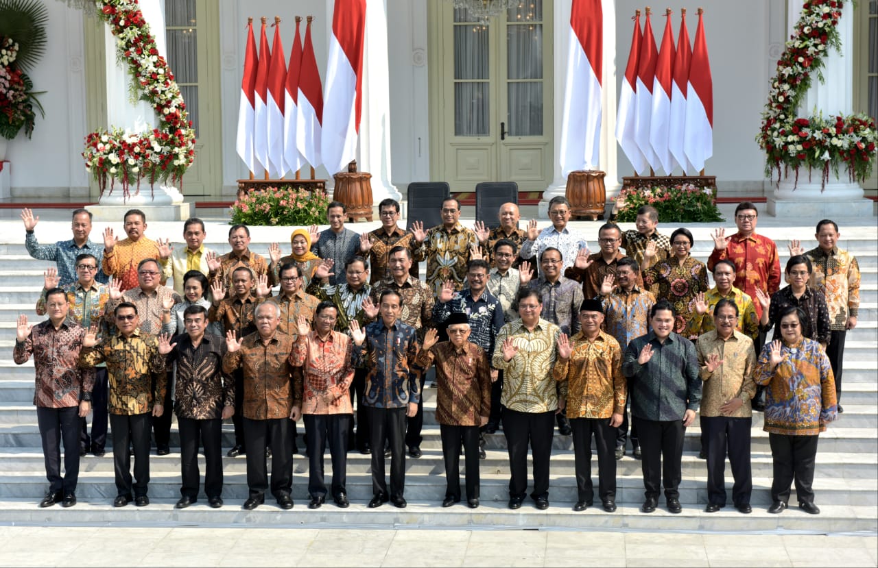 Didominasi Profesional, Inilah Nama-Nama Yang Masuk Dalam Susunan Kabinet Indonesia Maju