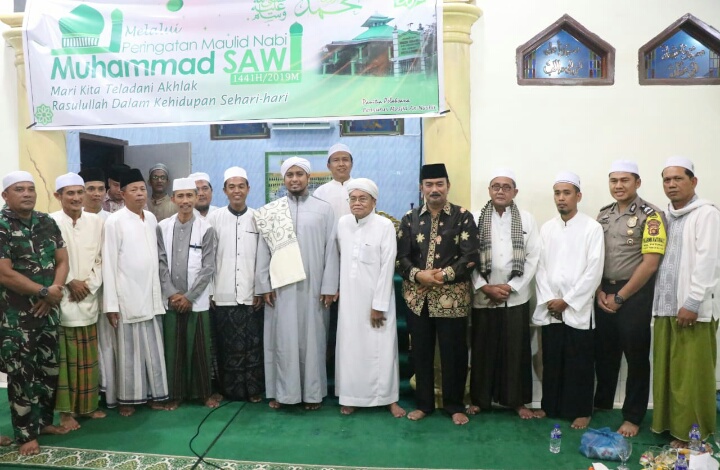 Wabup H. Amir Sakib Hadiri Maulid Nabi Muhammad SAW di Masjid An- Nashir Perumahan Permata Hijau