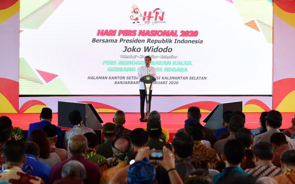 Jokowi Hadiri HPN 2020 di Kalsel,  Ini Harapan Jokowi
