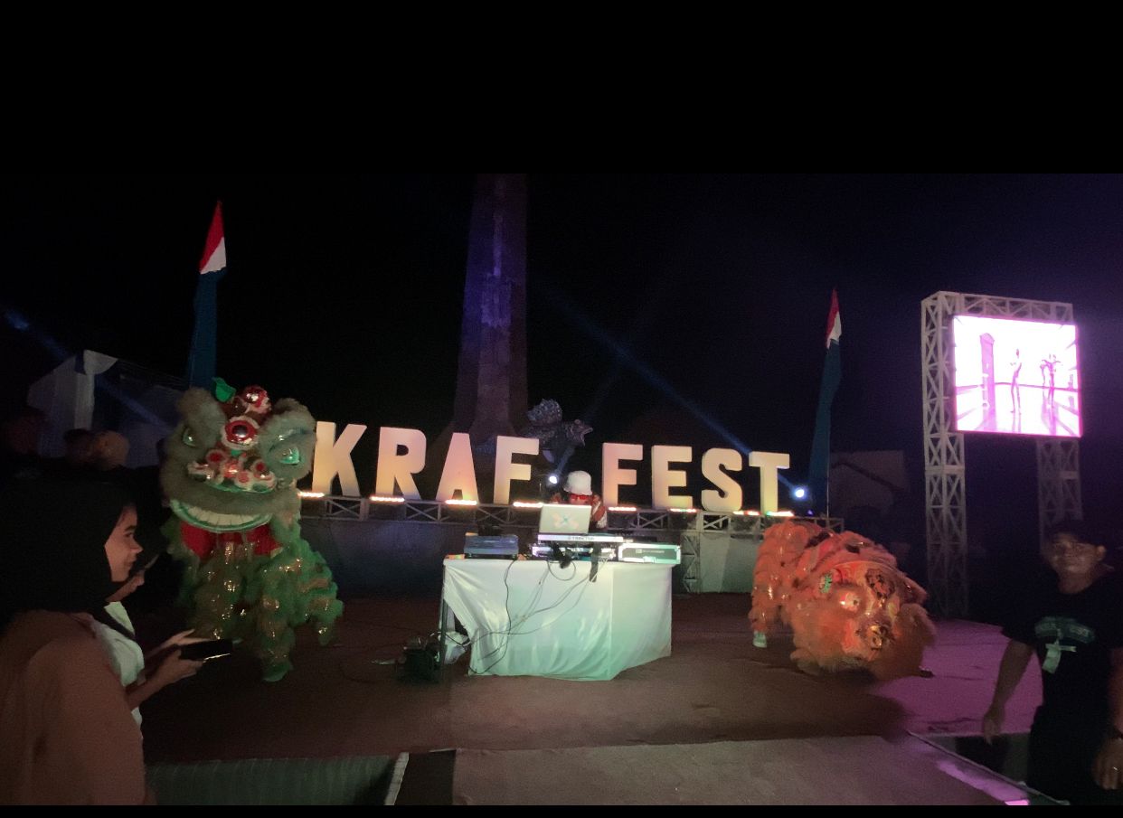 Meriah!!! Festival Ekraf Fest 2022 Ditutup Dengan Atraksi Barongsai dan Musik Koplo