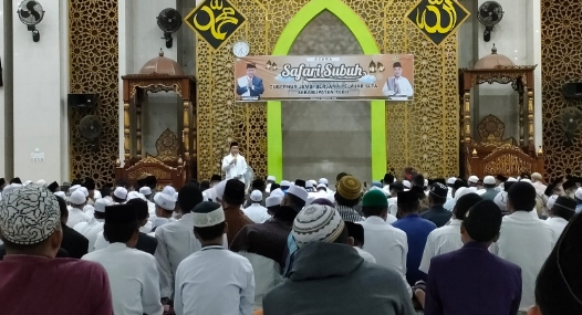 Launching Pendidikan Subuh di Tebo, Al Haris Gembira Masjid Dipadati Ribuan Jamaah