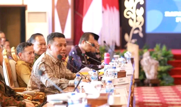 Wabup Tanjab Barat Ikuti Rakor Infrastruktur Provinsi Jambi, Soroti Perbaikan Jalan Strategis