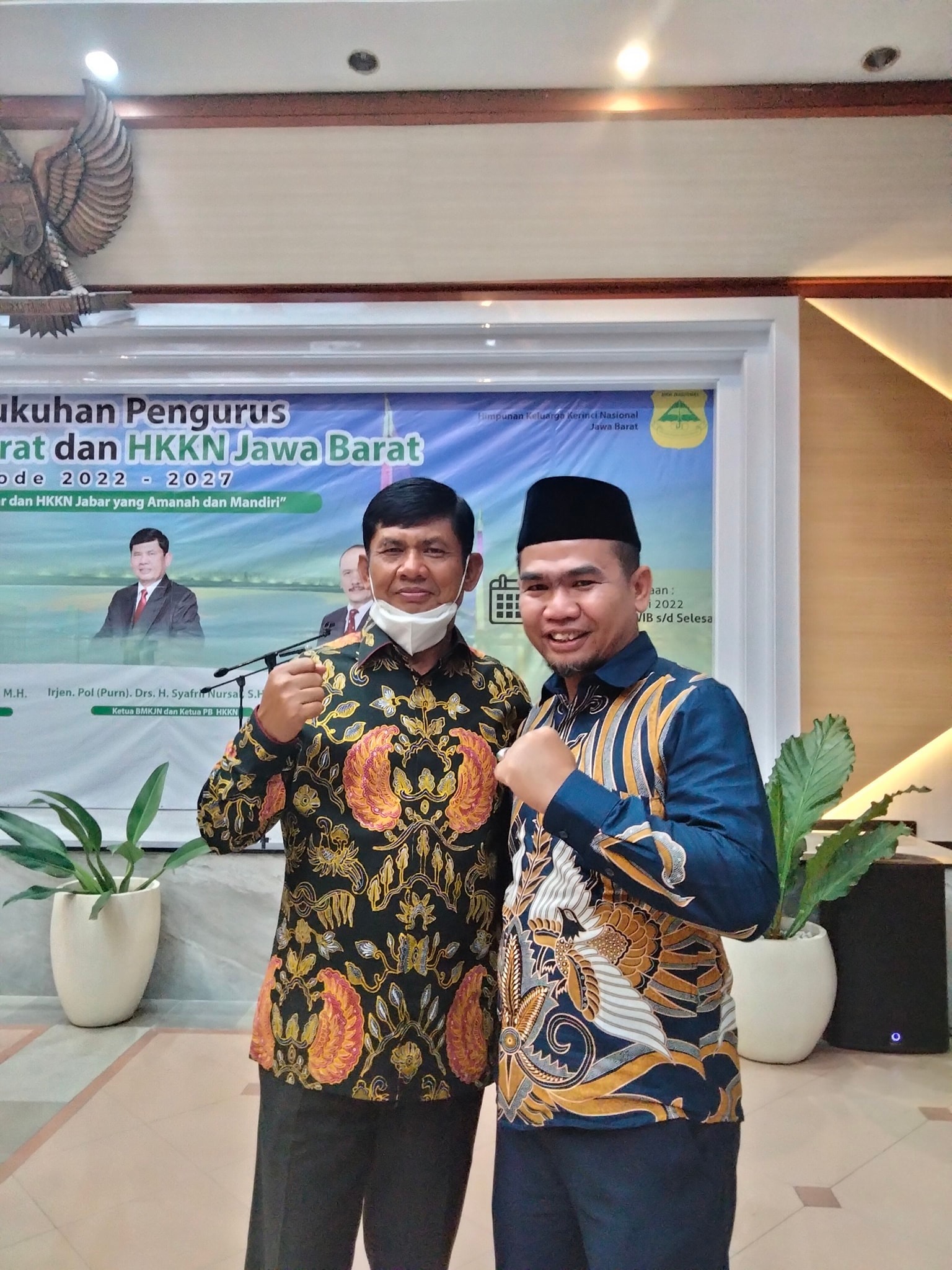 Fajran Ucapkan Selamat Atas pengukuhan pengurus BMKJ dan HKKN Jawa Barat Periode 2022-2027