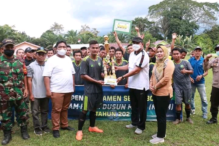 Resmi Ditutup Wabup Hairan, Tim Rantau Badak Juara KPDM CUP 2021