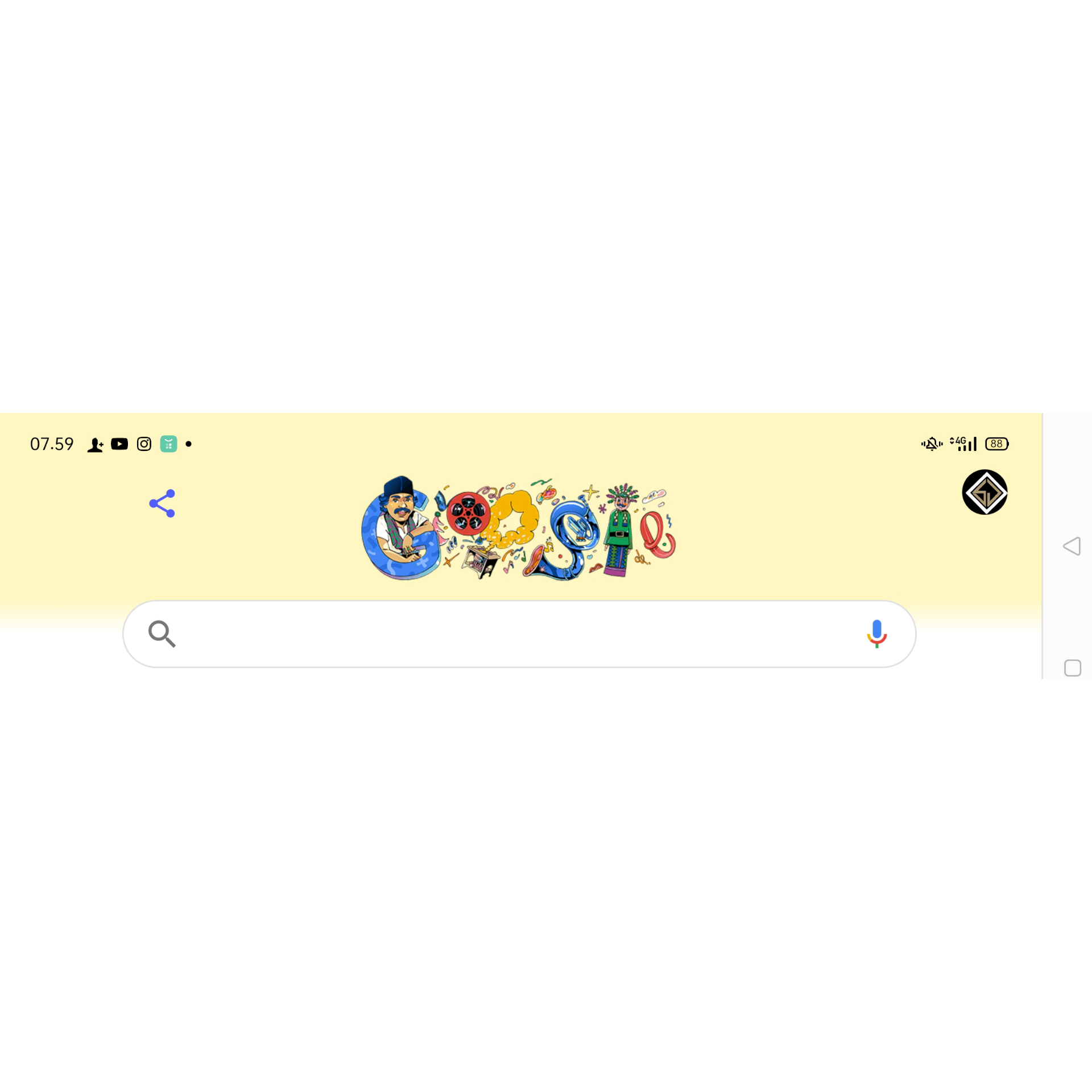 Hari Ini, Google Doodle Tampilkan Benyamin Sueb