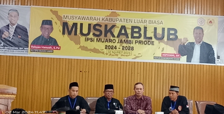 Wakil Ketua DPRD Kabupaten Muaro Jambi Terpilih Menjadi Ketua IPSI Kabupaten Muaro Jambi Periode 2024-2028