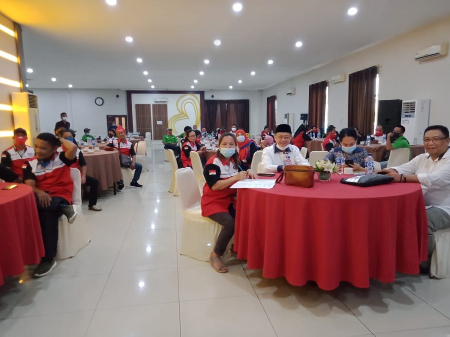 Di Rapat Kerja, KSBSI Provinsi Jambi Nyatakan Siap Dukung Cek Endra - Ratu