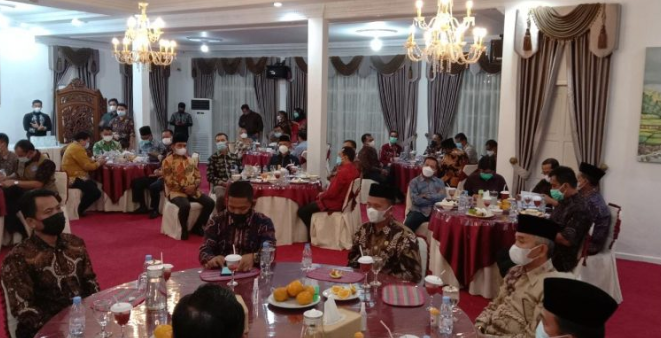 Bupati AdiRozal Sambut Kunjungan Kerja Perdana Gubernur Alharis ke Sakti Alam Kerinci