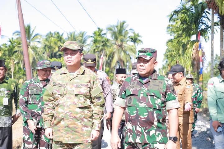 Wabup Katamso Pimpinan Upacara Pembukaan TMMD ke-124 