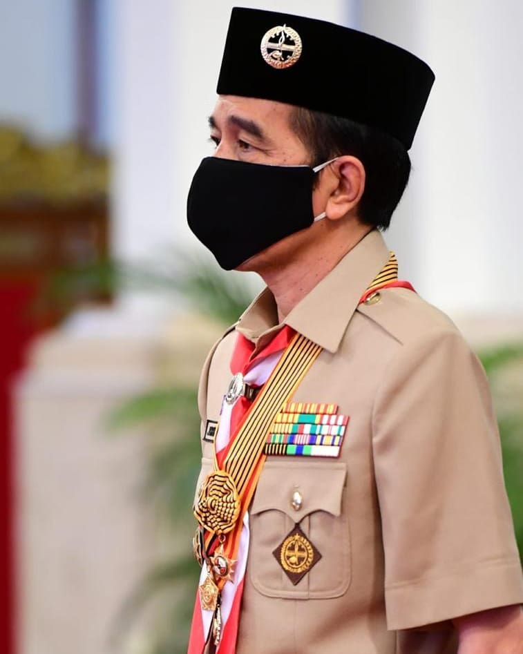 Peringati Hari Pramuka,  Ini Pesan Presiden Jokowi