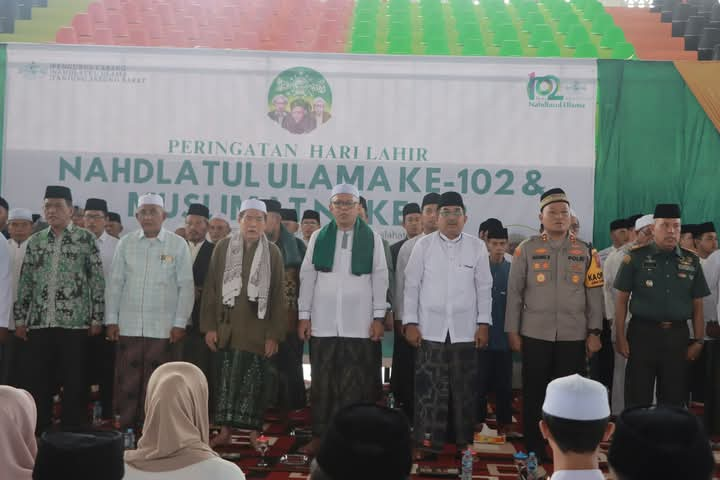 Peringatan Harlah NU Ke 102 dan Muslimat NU Ke 79, Bupati Tanjabbar Serukan Sinergi untuk Indonesia Maslahat